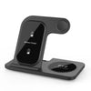 3 in 1 Wireless Charger Stand Pad for Iphone 15 14 13 12 X Max Foldable Fast Charging Station Dock for Iwatch 8 7 SE Airpods Pro
